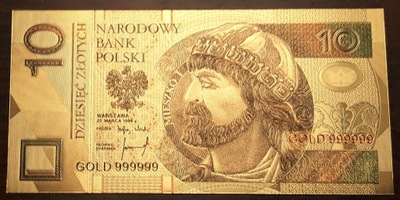 10 złotych , Mieszko I , Banknot kolekcjonerski