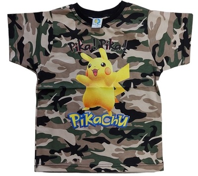 Koszulka Pika Pikachu Pokemon roz 128