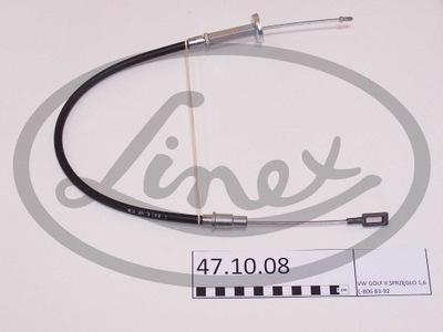 CABLE CONJUNTO DE EMBRAGUE VW GOLF II 47.10.08 LINEX CABLES LINEX 47.10.08 CIEGLO,  