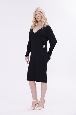 SUKIENKA PRĄŻEK METALOWA KLAMRA CZARNA