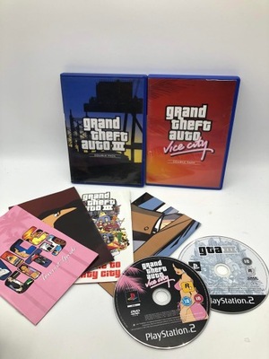 GRAND THEFT AUTO DOUBLE PACK GTA III 3 GTA VICE CITY (PS2)