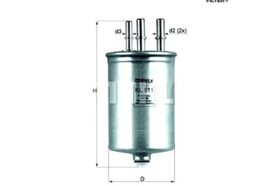 Knecht фильтр топлива land rover discovery iii range фото №1