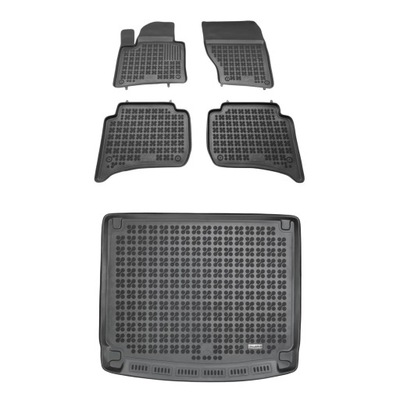 RUBBER SET MATS I MAT PORSCHE CAYENNE II 2010-2016  