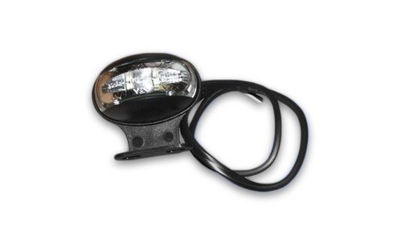 Габаритний ліхтар led овальна 60x32+mocowanie скло фари przeź. фото №1