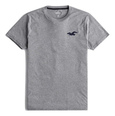 t-shirt Hollister Abercrombie koszulka M szara