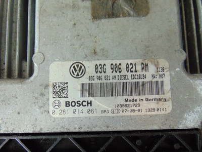 STEROWNIK Bosch 0281014061 03G906021PM