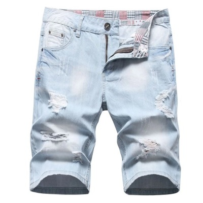 2021 New Fashion Mens Ripped Short Jeans Brand Cl