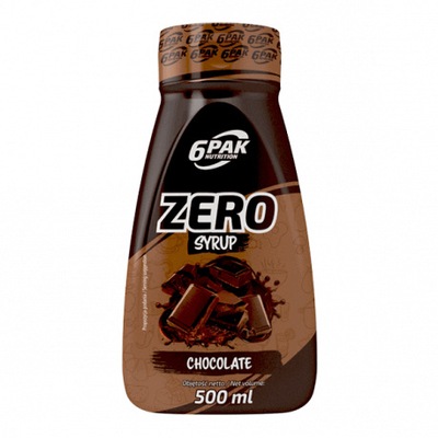 6PAK SOS ZERO 500ML CZEKOLADA 0 KCAL SYROP FIT