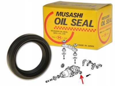 Honda cr-v iii 07-12 сальник полуось задняя левая фото №1