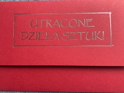 Folder Utracone dzieła sztuki