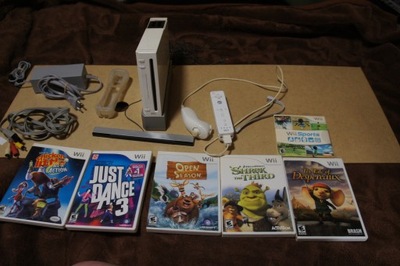 Konsola Nintendo Wii RVL-001 komplet plus gry