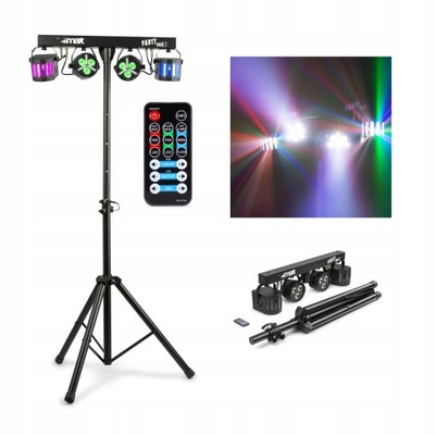 Reflektor zestaw OŚWIETLENIOWY PARTYBAR12 DERBY