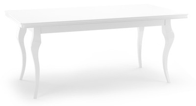 Rozkładany biały stół SARA 200-250cm x 100cm