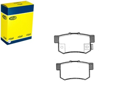 Тормозные колодки тормозные задние honda accord viii 03- magneti marelli фото №1