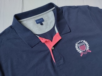 ___ polo ___ GANT ___5XL ___ granatowy ____EXTRA