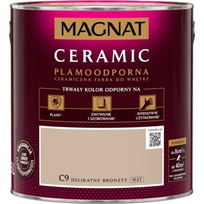 Farba Magnat Ceramic C9 Delikatny Bronzyt 2,5L