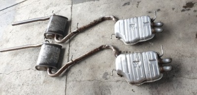 Выхлоп гаситель audi a4 b6 2001-05 1.9 tdi фото №1