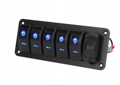 6-CYFROWY SKYDELIS JUNGIKLIS USB LED 12V-24V 