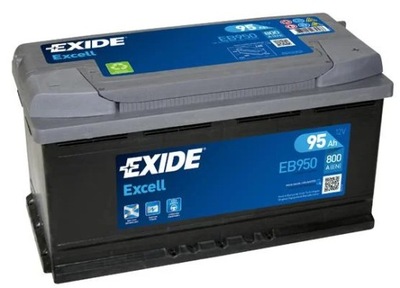 АКУМУЛЯТОР EXIDE EXCELL 12V 95AH 800A(EN) R+