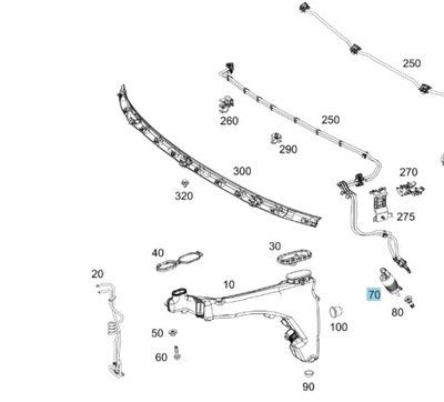 BOMBA WIRNIKOWA LIMPIAPARABRISAS MERCEDES A0998660200  