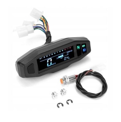 MINI UNIVERSAL VELOCÍMETRO PARA MOTOCICLETA LCD  