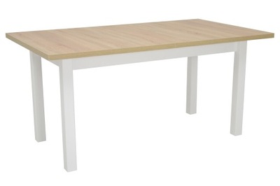 Duży klasyczny rozkładany stół do KUCHNI biały