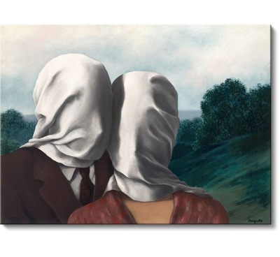 René Magritte, Kochankowie II, 100x75 cm