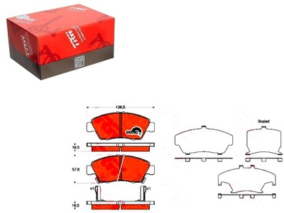 ASSORTIMENT DE SABOTS DE FREIN DE FREIN TRW 45022SR3V11HS 4502 - milautoparts-fr.ukrlive.com