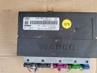 Модуль блок управления подвеска wabco 4g0907553f a4 a6 фото №1