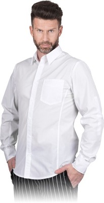 Koszula biała męska elegancka FESTIVO-M XL