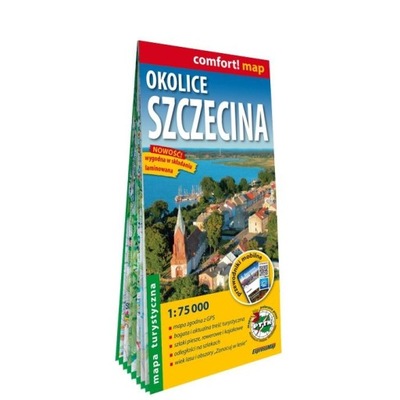 OKOLICE SZCZECINA MAPA TURYSTYCZNA 1:75 000...
