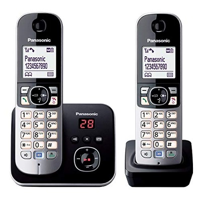 TELEFON STACJONARNY PANASONIC KX-TG6822GB 2SZT