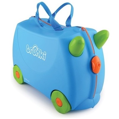 TRUNKI JEŻDŻĄCA WALIZECZKA JEŹDZIK 2w1 WALIZKA DLA DZIECKA