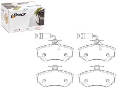 Breck комплект тормозных колодок тормозных 437698151 431698 фото №1