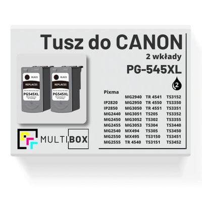 2-pak tusz PG-545XL black do Canon Pixma TS3151