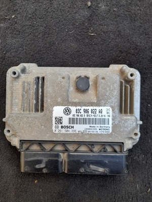 Seat leon ii 1,4tsi бортовий комп'ютер блок керування двигуна 03c906022aq фото №1