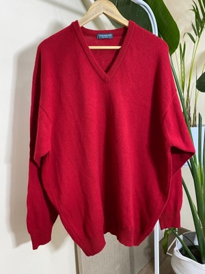 Wełniany sweter 100 % wełna merino r XXL