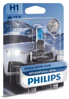 Philips Żarówka H1 White Vision Ultra 3700K