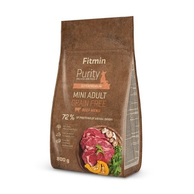 Fitmin Purity Grain Free Adult Mini Beef 0,8kg