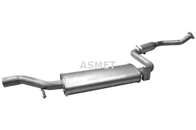 ASMET SILENCIADOR SISTEMAS DE ESCAPE CENTRAL VOLVO S40 I V40 1.6 1.8 2.0  