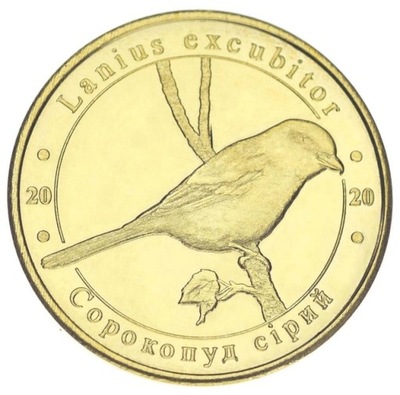 Ukraina - 1 złotnik Lanius (2020)