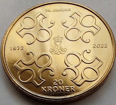 0854r - Dania 20 koron, 2022