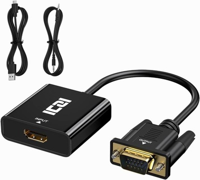 ICZI HDMI NA VGA 1080P 60Hz HDTV XBOX PC TV PS