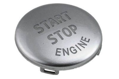 НАКЛАДКА КНОПКИ START/STOP BMW 3 E90/E91/E92/E93 2004-,X1 E84 СЕРЕБРО