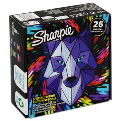 Zestaw Sharpie "Wolf" mix box 26