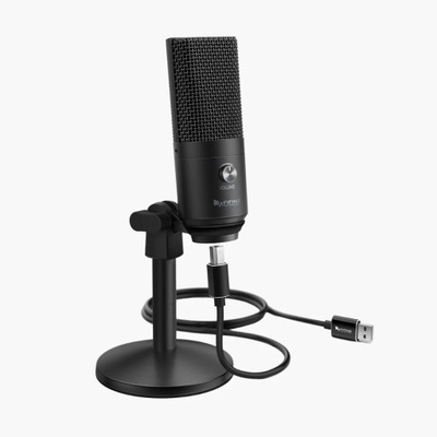 Mikrofon bezprzewodowy pojemnościowy FIFINE K670B USB; mikrofon ze statywem