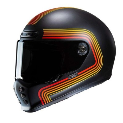 CASCO INTEGRALNY HJC V10 FONI BLACK/RED +PINLOCK S  