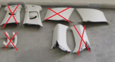 Vw passat b8 kombi стійки блок двигуна zejścia оббивка фото №1