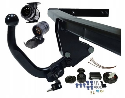 WERTYKALNY TOW BAR HOLOWNICZY+MODUL13PIN SEAT ALTEA+XL  