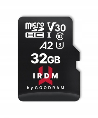 GOODRAM Karta pamięci micro SD IRDM 32GB UHS-U3 A2